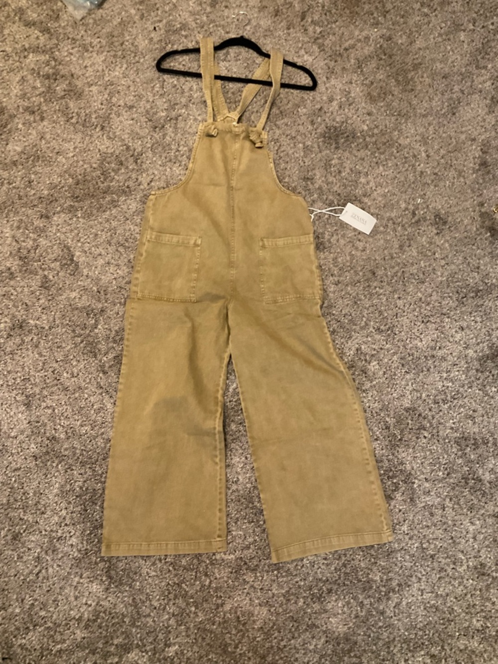 Zenana Outfitters Mustard Corduroy Overalls Jumpsuit